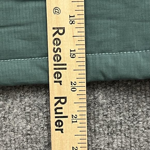 Burton Vest Girls Medium Green White Geneva DRYRIDE Hooded Snowboard Insulated - Picture 11 of 11